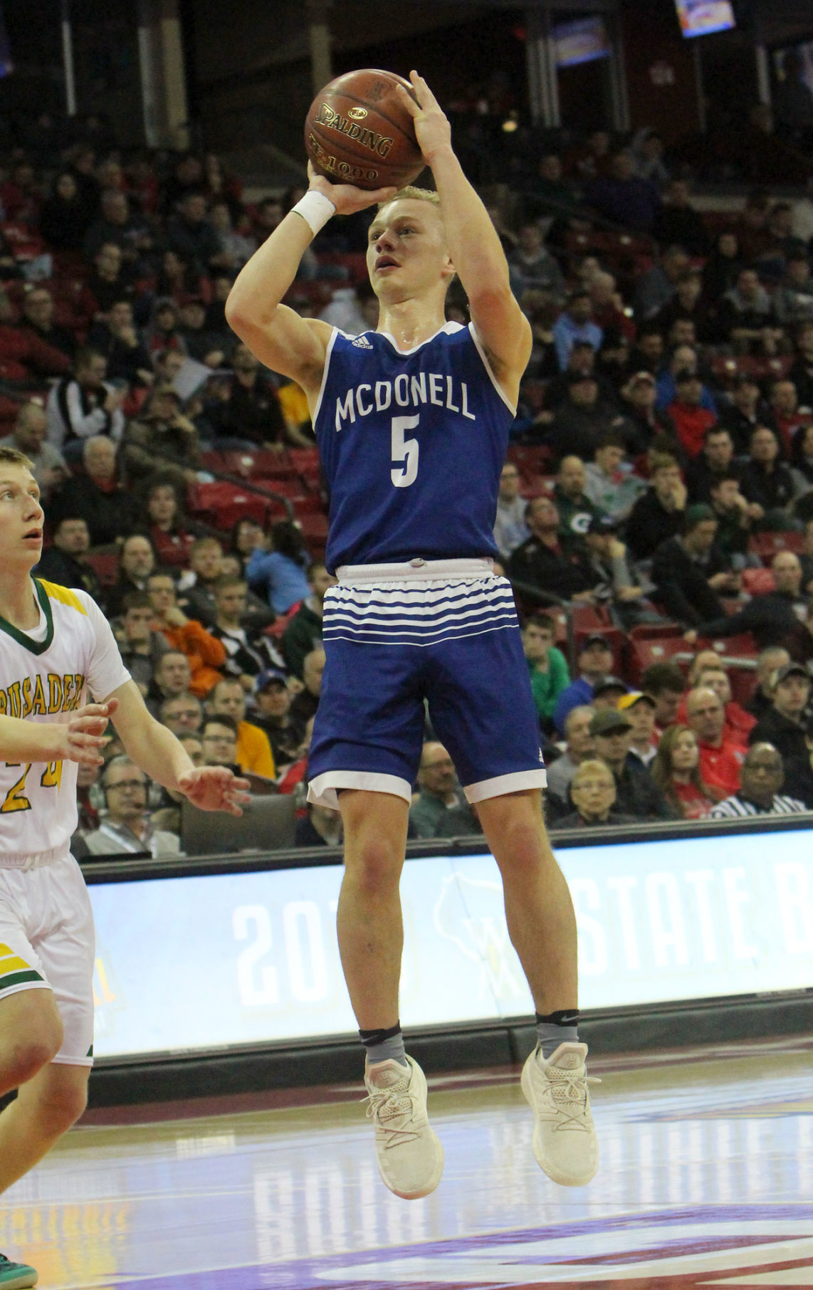 McDonell boys basketball vs Sheboygan Area Lutheran 3-15-19